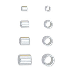 Crimp Tube Variety Pack Silver Plated 600 pc