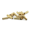 Artistic Wire Large Crimp Tubes,10 mm (0.4 in), Tarnish Resistant Gold Color, for 16 ga wire, ID 1.3 mm (0.0512 in), 50 pc