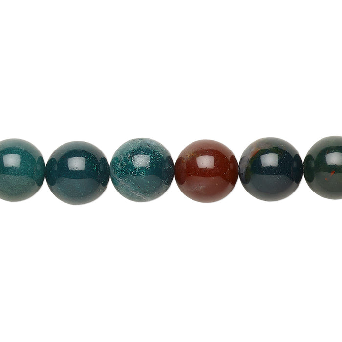 Indian Bloodstone (natural), 8mm Round