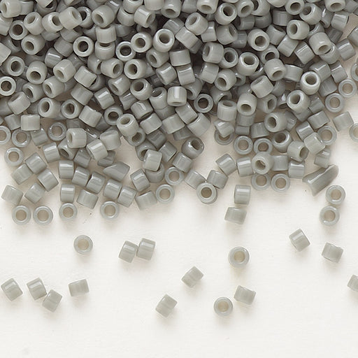 Seed Bead Delica® Glass Opaque Grey